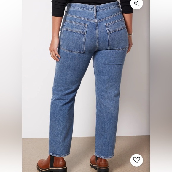 AGOLDE COOPER WIDE LEG CARGO JEANS SIZE 33 NWT Retail $285 - Picture 11 of 11